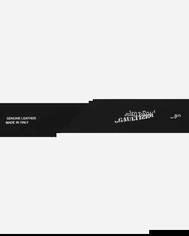 Opasok Jean Paul Gaultier Leather Belt With Metal Logo Čierna | 25-33-F-CE018-L029 00, 5