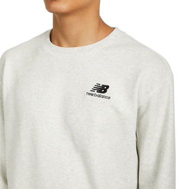 Mikina New Balance Essentials Uni-ssentials Crew Neck Sweater Šedá | UT21501_SAH, 2
