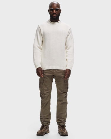 Sveter C.P. Company LAMBSWOOL GRS BOXY MOCK NECK KNIT Biela | 17CMKN171A110149A-103, 1