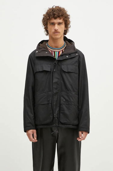 Parka Barbour Durham Wax Jacket Čierna | MWX2332, 0
