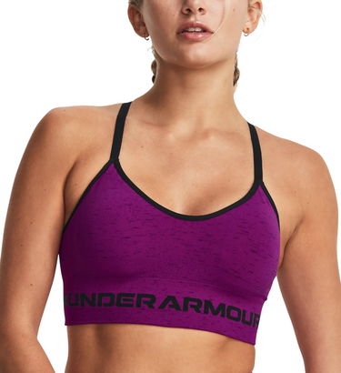 Podprsenka Under Armour Seamless Low Long Htr Bra Vínová | 1357232-573, 0