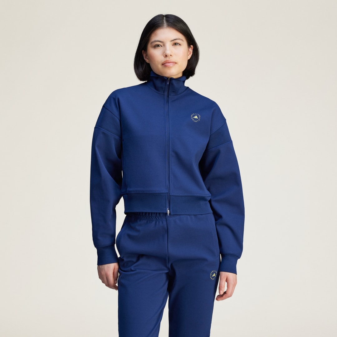 Mikina adidas Performance adidas by Stella McCartney Knitted Jacket Navy | JF8515, 0