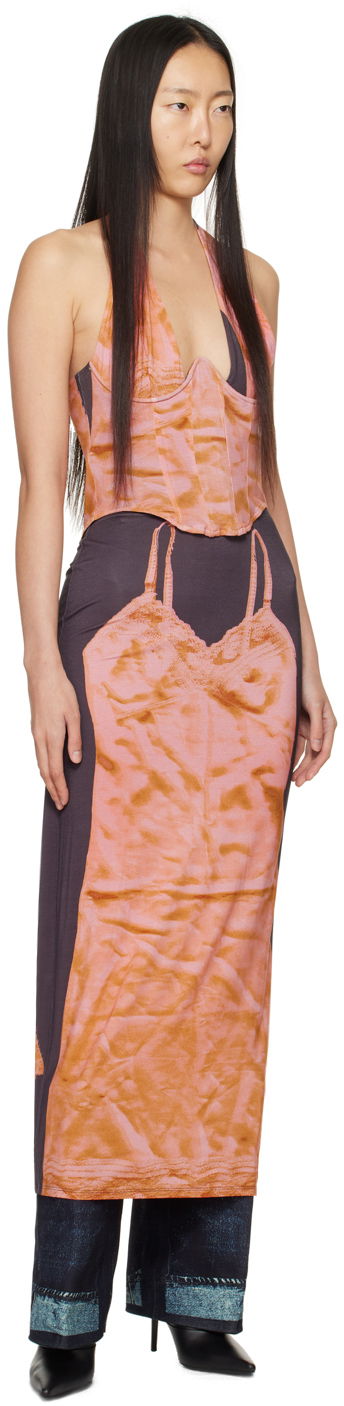 Šaty Miaou Miaou Ari Halterneck Corset Top Rôznofarebný | 7088TJBLIP, 3