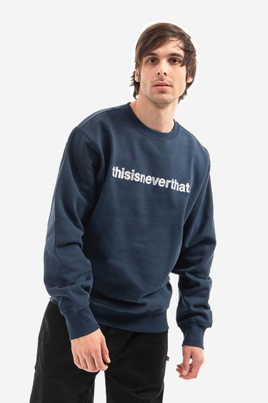 Mikina thisisneverthat T-Logo Crewneck Sweatshirt Modrá | TN210TSWCW01, 0