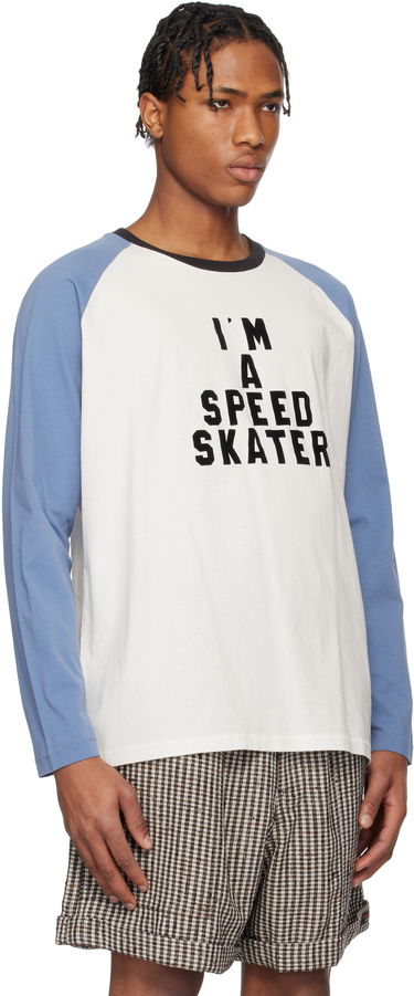 Tričko Bode Bode 'Skater' Long Sleeve T-Shirt Biela | MRS25CS025, 4