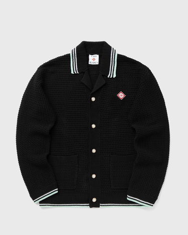 Sveter Casablanca Crochet Knit Cardigan Čierna | M-AW25-KW-1160-01, 2