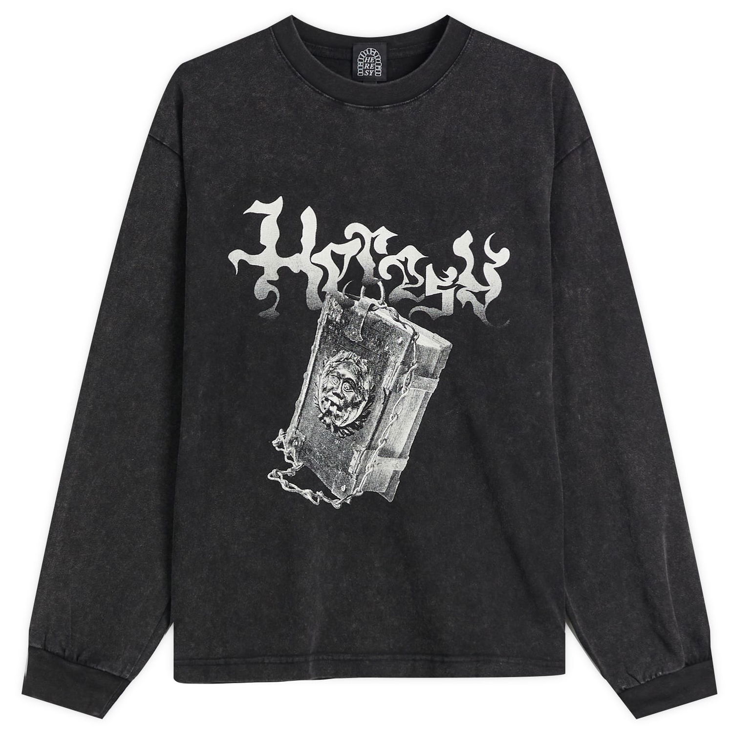 Tričko Heresy Heresy Tome Graphic Longsleeve T-Shirt Čierna | HSS25-T09A, 0