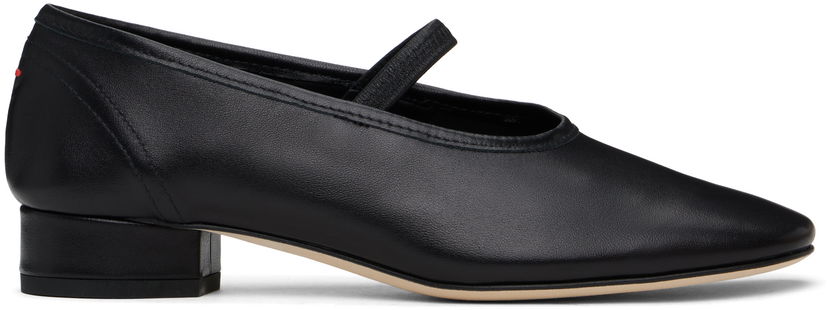 Šaty Aeyde Aeyde Pippa Leather Ballerina Flats Čierna | A11-FL-GLVR25RO126-FW24-800-007