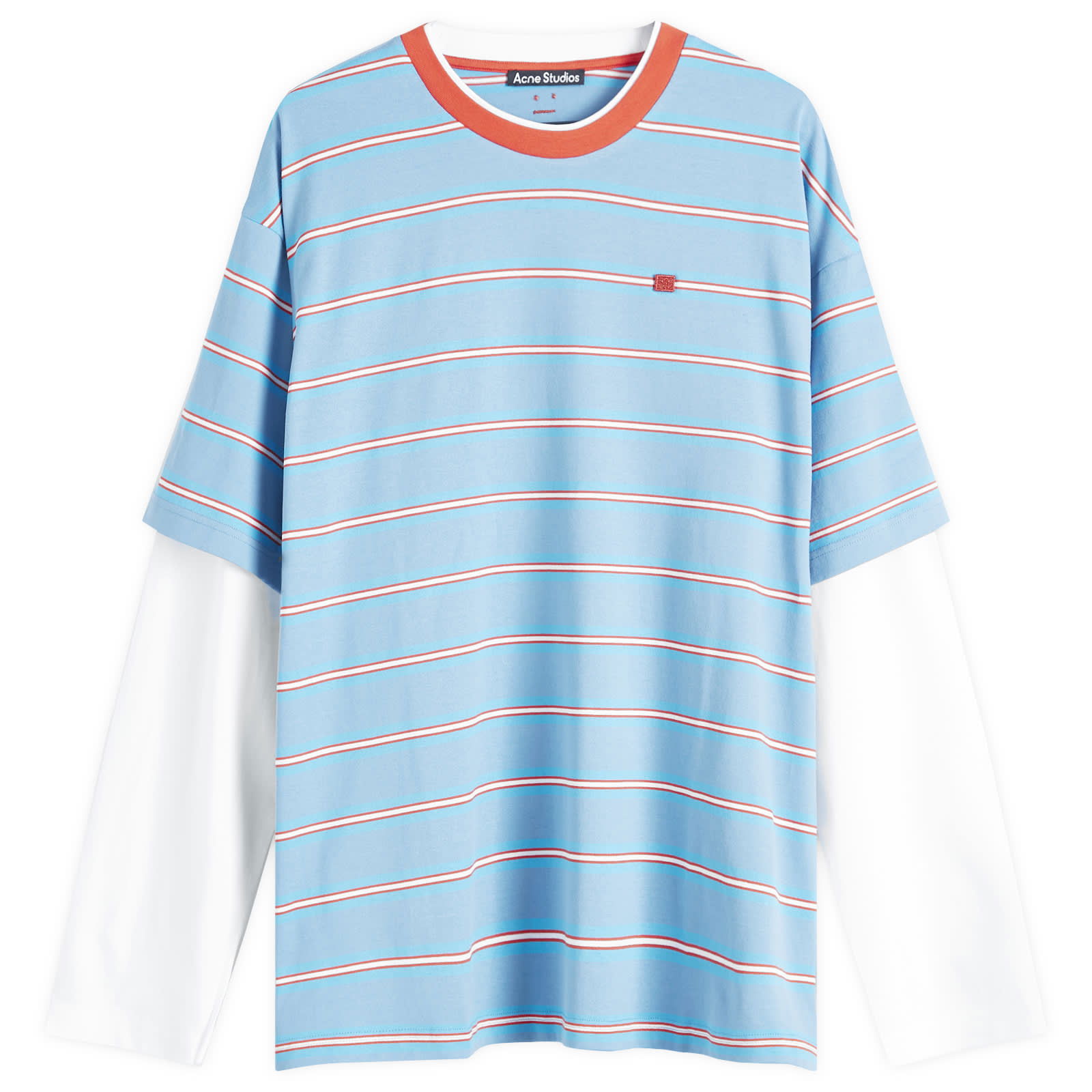 Eeve Stripe Double Sleeve T-Shirt