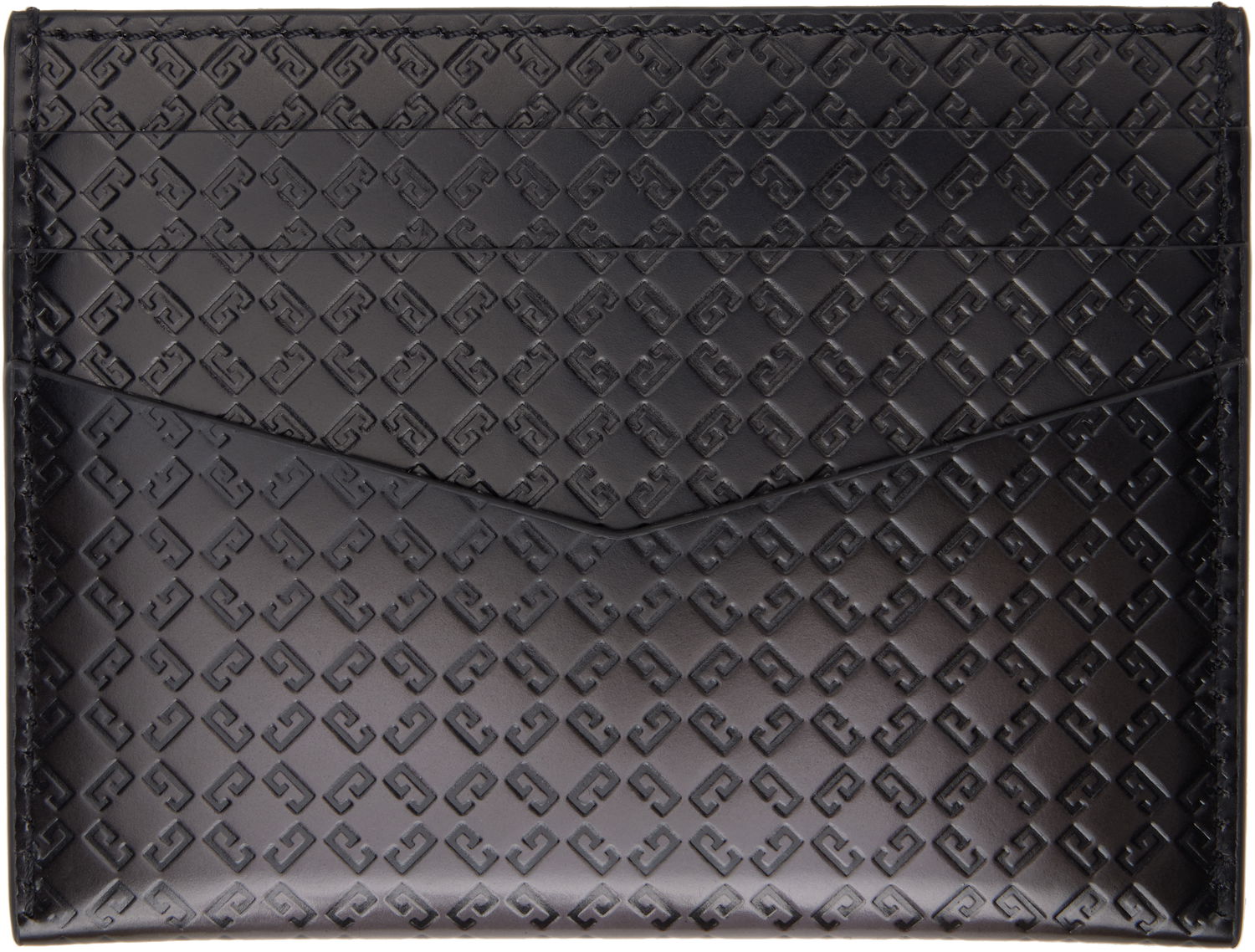 Peňaženka Givenchy Givenchy Monogram Leather Card Holder Čierna | BK6099K206021, 1