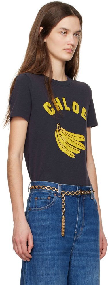 Tričko CHLOÉ Chloé Baby Fit Logo T-Shirt Čierna | CH25SJH08187, 1