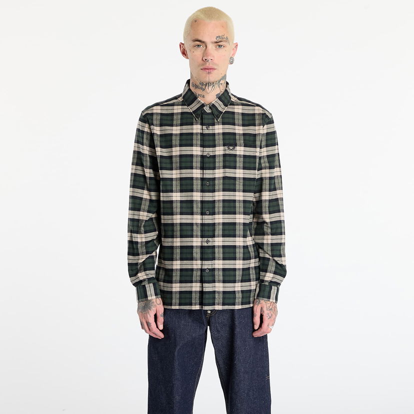 Košeľa Fred Perry Brushed Twill Tartan Shirt Rôznofarebný | M1754 X89