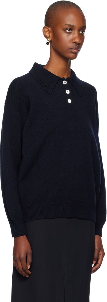 Sveter &Daughter Wool Polo Sweater Šedá | HKN03893, 4