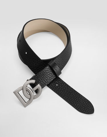 Opasok Dolce & Gabbana Calfskin Logo Belt Čierna | EC0083AI21880999, 3