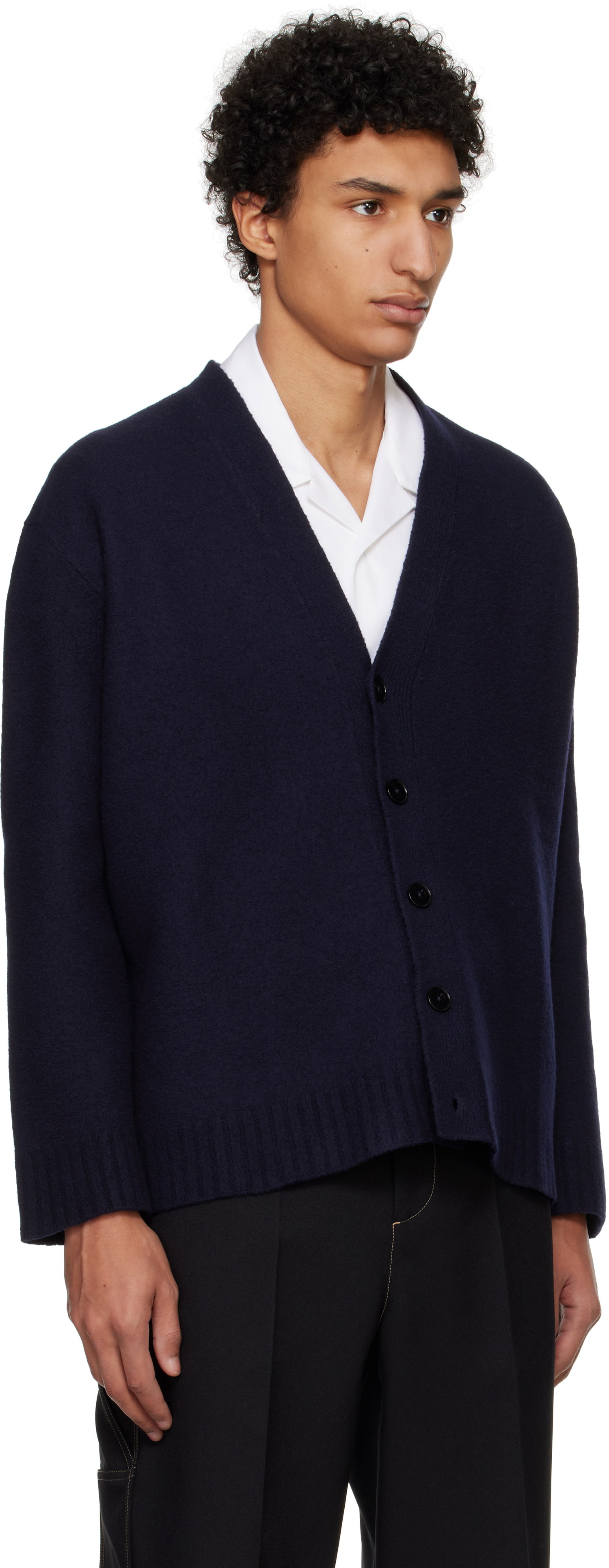 Sveter Jil Sander Button Cardigan Čierna | J22HP0005_J14506, 1
