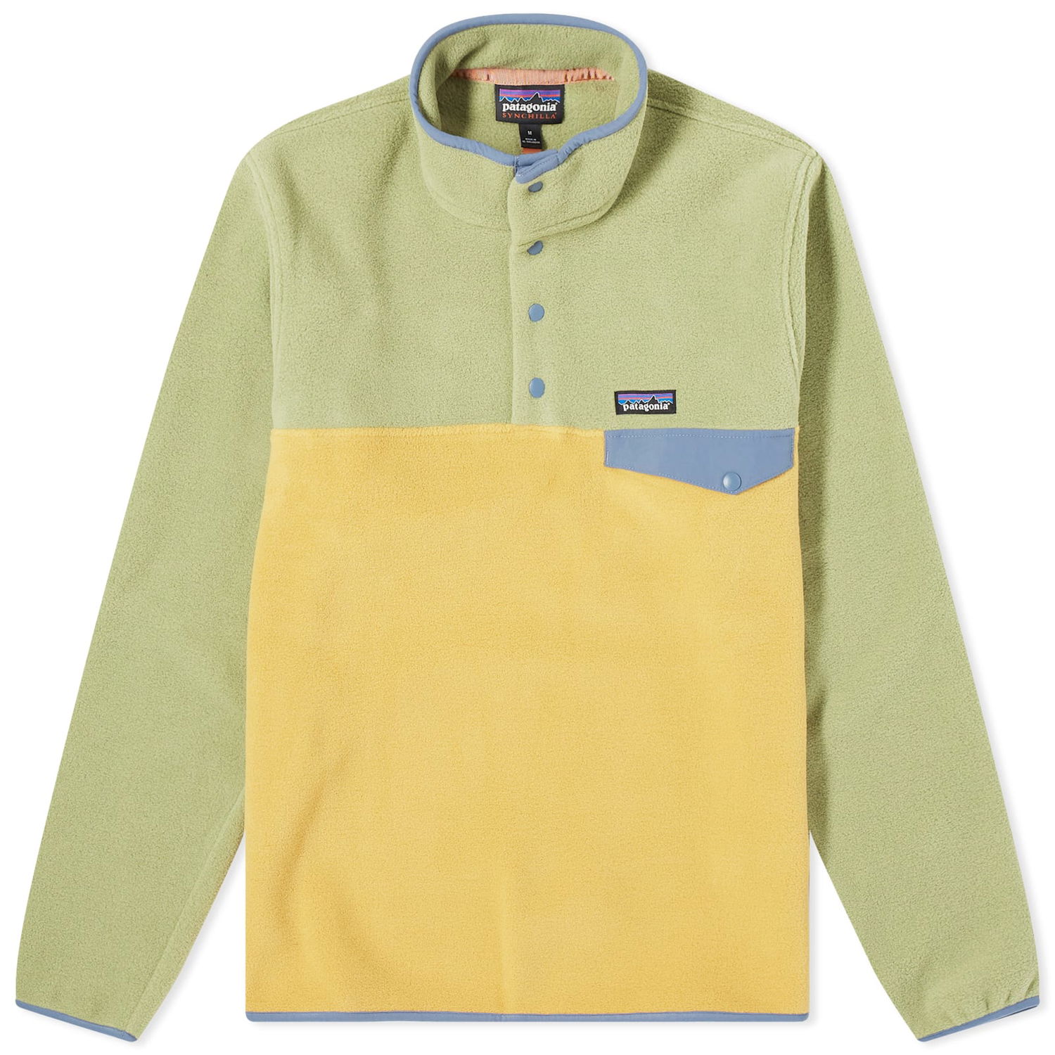 Mikina Patagonia Lightweight Synchilla Snap-T Pullover Fleece Zelené | 25551-PFGD, 0