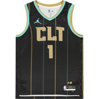 Dres Jordan NBA Lamelo Ball Charlotte Hornets City Edition Swingman Jersey Čierna | DO9587-011, 0