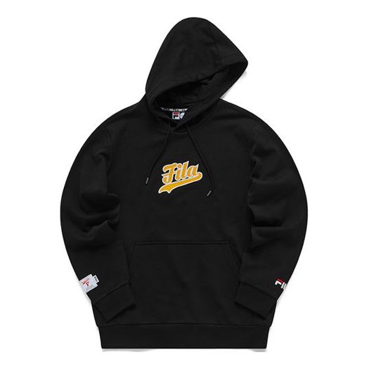 Mikina FILA Fusion Embroidered Logo Knit Hoodie Čierna | T11M112205F-BK, 0