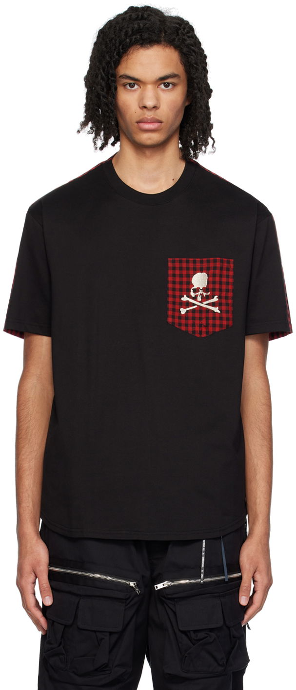 Tričko Mastermind WORLD Skull Graphic Pocket T-Shirt Čierna | MW24S12-TS053-900, 0