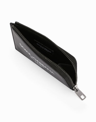 Peňaženka Dolce & Gabbana Calfskin Leather Card Holder with Logo Čierna | BP3274AN244HNII7, 3