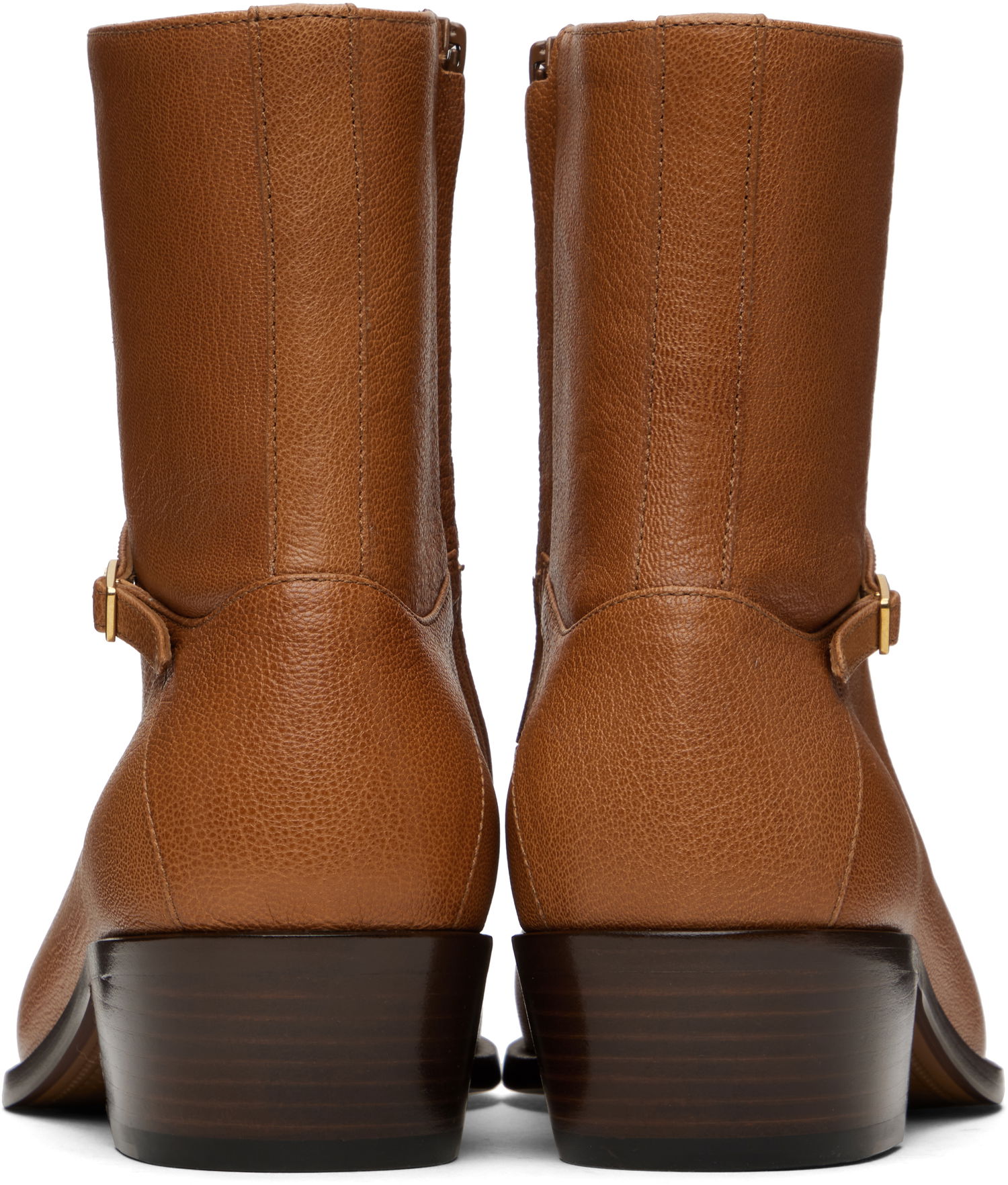Starostlivosť o obuv Valentino Valentino Garavani Pat Ankle Boots Hnedá | 6Y2S0J27DQX, 1