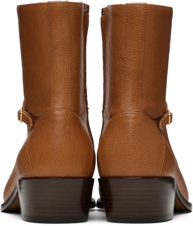 Starostlivosť o obuv Valentino Valentino Garavani Pat Ankle Boots Hnedá | 6Y2S0J27DQX, 1