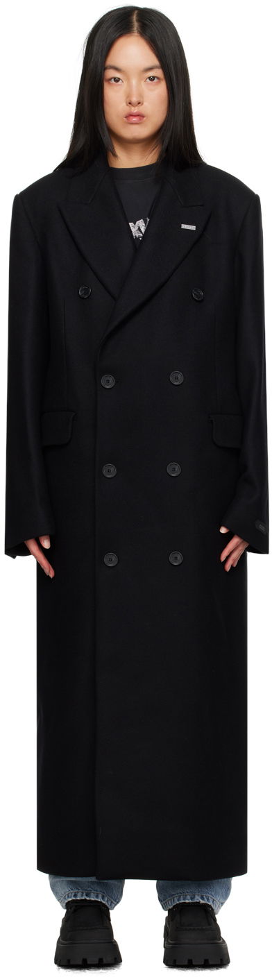 Kabáty Eytys Double-Breasted Long Coat Čierna | A107005