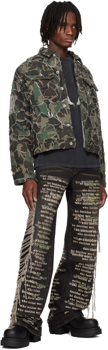 Džínsy Who Decides War Ultra Flare Scripture Jeans Čierna | 1121120017SS25, 3