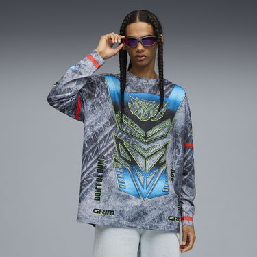 Tričko Puma A$AP ROCKY x PUMA Tire Long Sleeve T-Shirt Šedá | 633393_02, 0