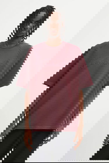 Tričko Carhartt WIP Ray Short Sleeve Raglan T-Shirt with Embossed Logo Vínová | I035306.33KXX, 0