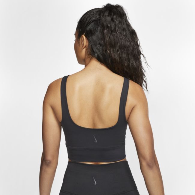 Crop Top Nike Yoga Luxe Infinalon Crop Top Čierna | CV0576-010, 1