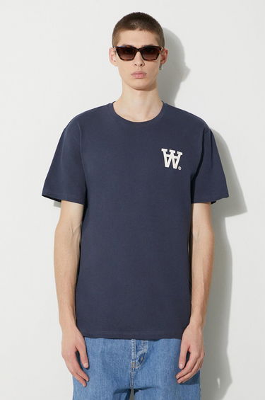 Tričko WOOD WOOD Wood Wood Ace AA Logo T-Shirt Navy | 10285709.2222, 3