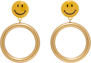 Náušnice Moschino Moschino Smiley Face Drop Earrings Žltá | 25171A913784091607, 0