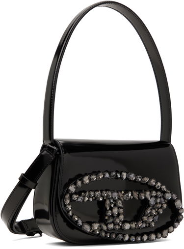 Kabelka Diesel Diesel 1DR Crystal-Embellished Shoulder Bag Čierna | X08396 P8036, 1
