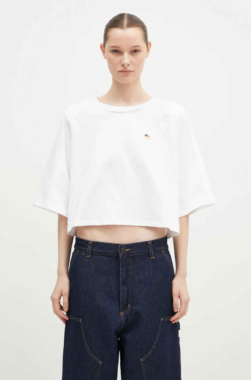 Tシャツ・カットソー Chloe SS25 OVERSIZE CROP TOP (CH25SJH14183 103) Chloe SS25 OVERSIZE CROP TOP (CH25SJH14183 103) (Chloe/T