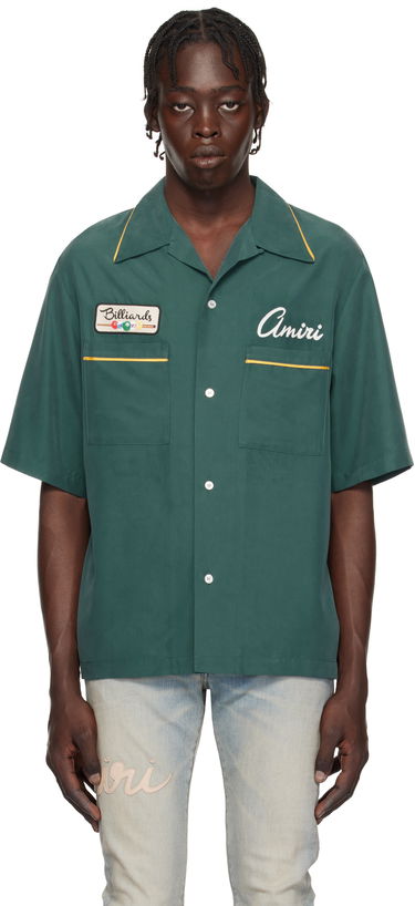 Košeľa AMIRI 'Billiards Club' Camp Shirt Zelené | AMSTCA1071, 0