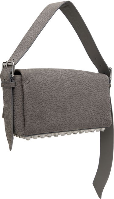 Taška cez rameno Alexander Wang Alexander Wang Ricco Medium Flap Bag Šedá | 20125K22L, 2