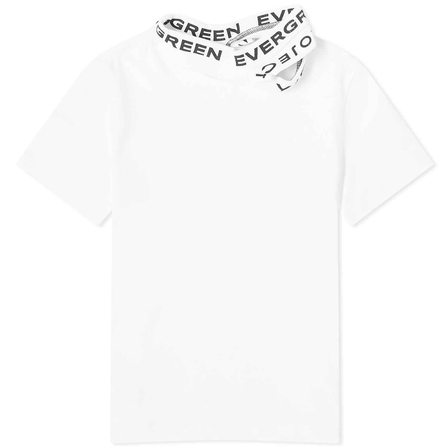 Tričko Y/PROJECT Fitted T-Shirt With Triple Collar Biela | 104TO001-EOW, 0