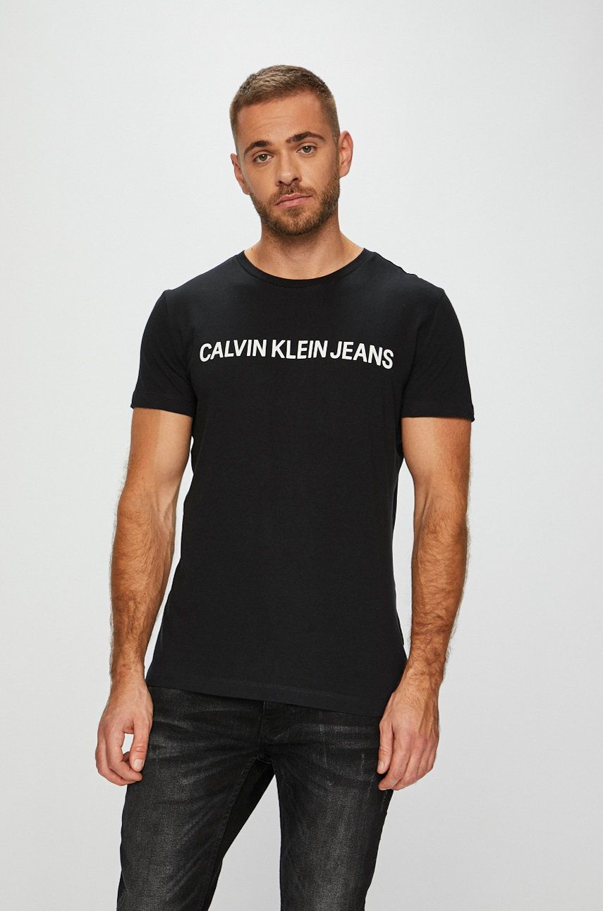 Tričko CALVIN KLEIN Tee Čierna | J30J307855, 0
