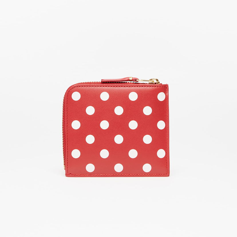 Peňaženka Comme des Garçons Polka Dots Printed Red Červená | SA3100PD red