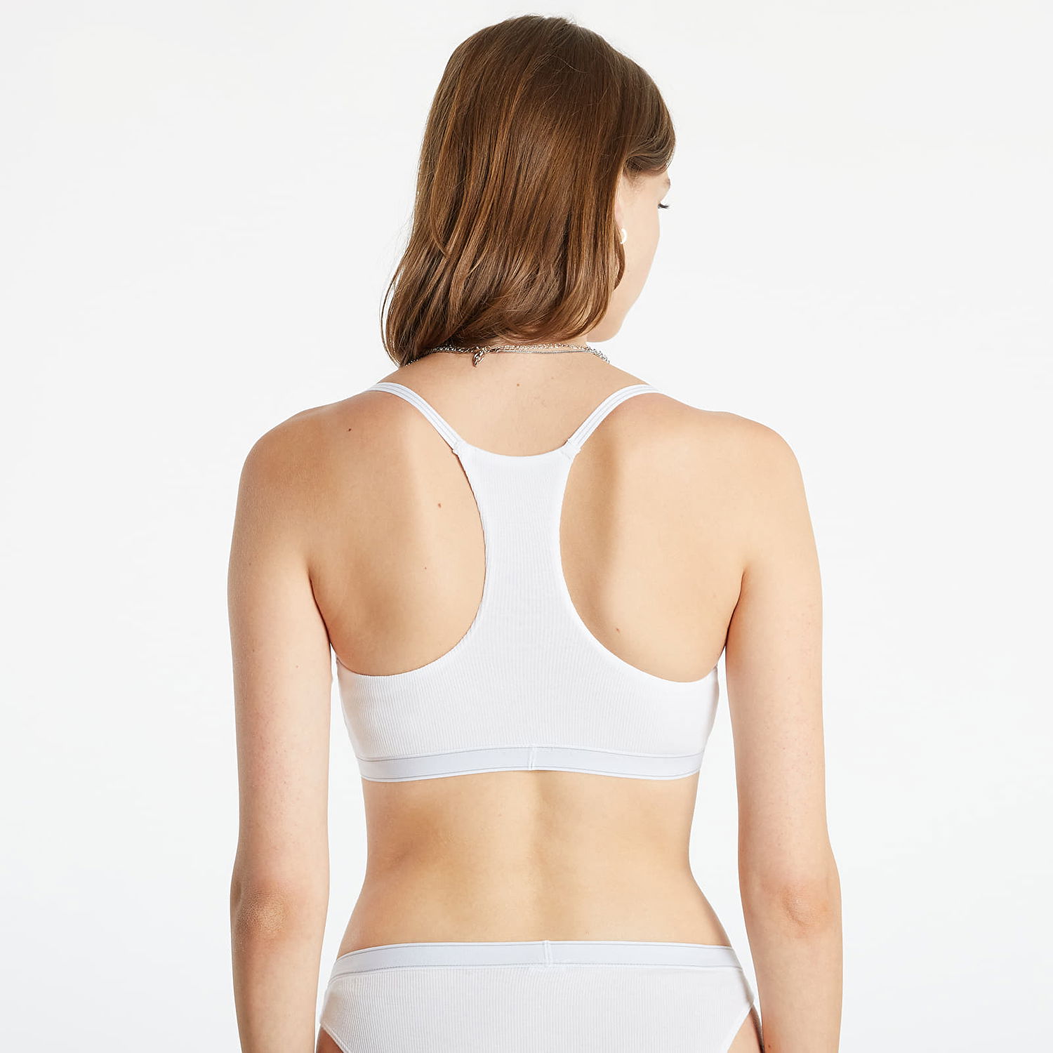 Podprsenka CALVIN KLEIN Unlined Bralette Biela | QF6438E 100, 1