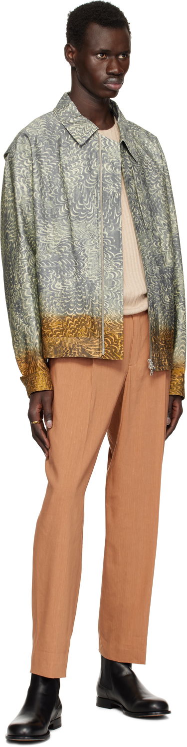 Bomber bunda Dries Van Noten Dries Van Noten Printed Cotton Jacket Rôznofarebný | 251-020520-1531, 3