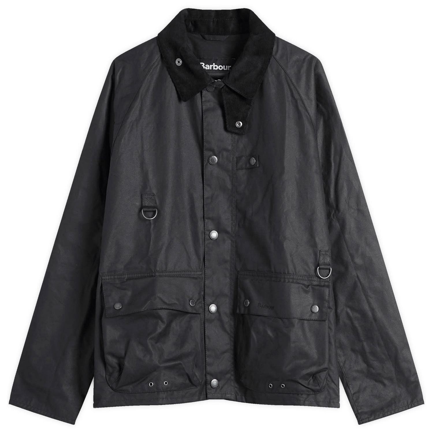 Vetrovka Barbour Men's Utility Spey Wax Jacket, Size Large Čierna | MWX2287NY93, 0