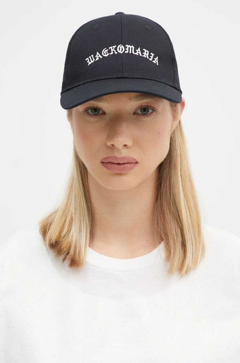 Šiltovka WACKO MARIA 6 Panel Cap Čierna | 24FW.WMA.CP06