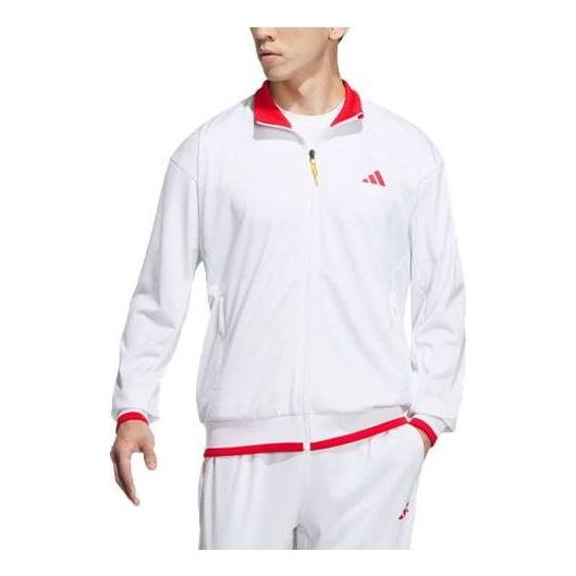 Súprava adidas Originals Knit Tennis Jacket Biela | IV7578