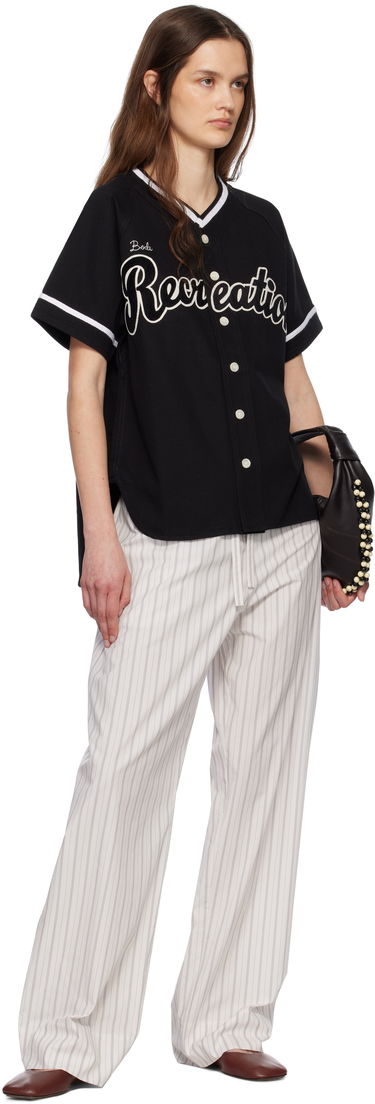 Dres Bode Bode Recreation Baseball Jersey Shirt Čierna | MRS25SH040, 3