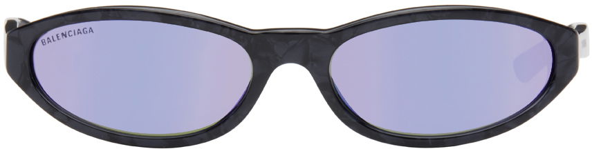 Purple Neo Round Sunglasses