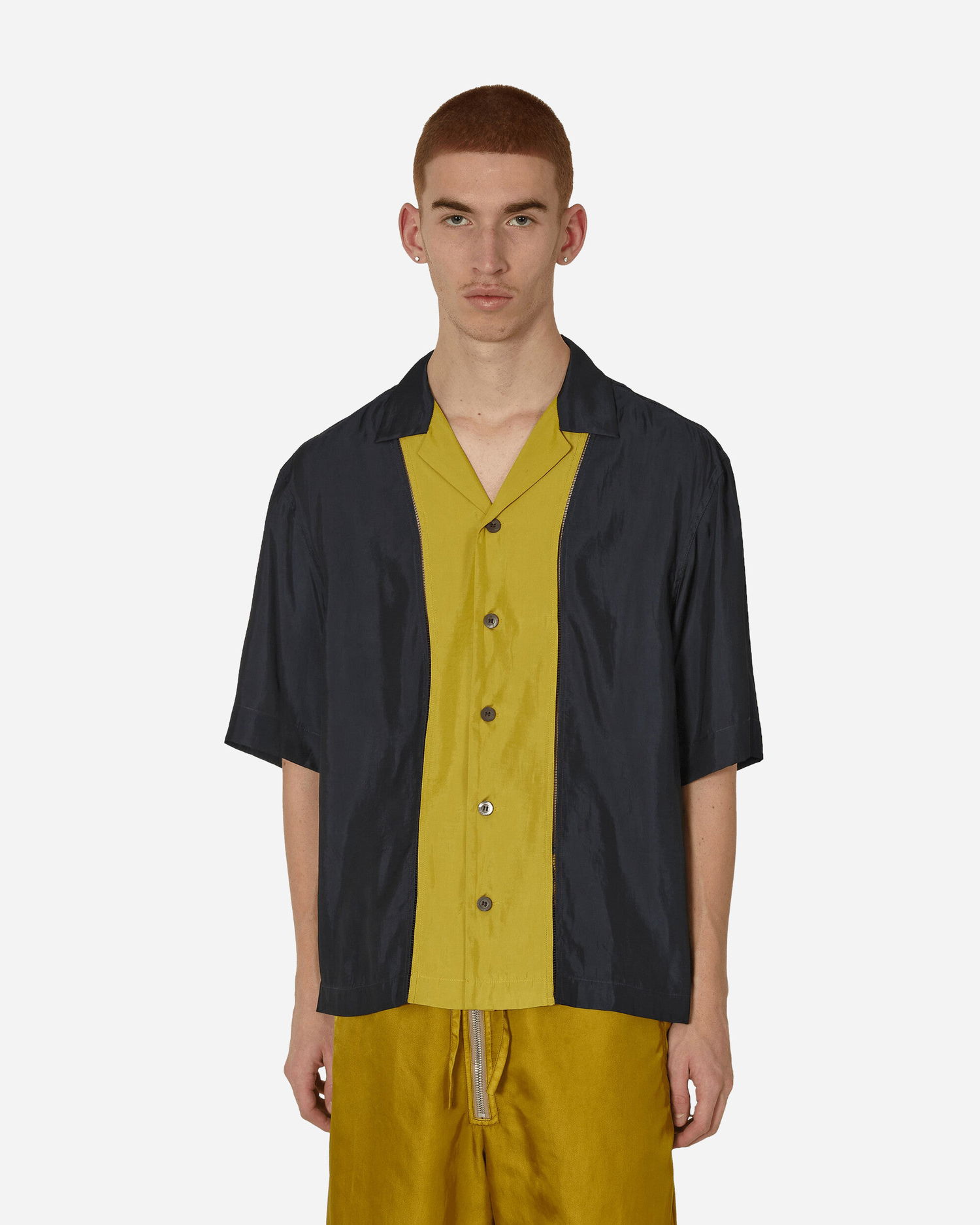 Košeľa Dries Van Noten Panelled Shirt Čierna | 241-020720-8355 901, 0
