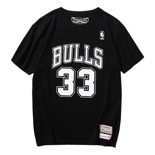 Tričko Mitchell & Ness Mitchell & Ness NBA Chicago Bulls Pippen 33 T-Shirt Čierna | MN13S18-SPI