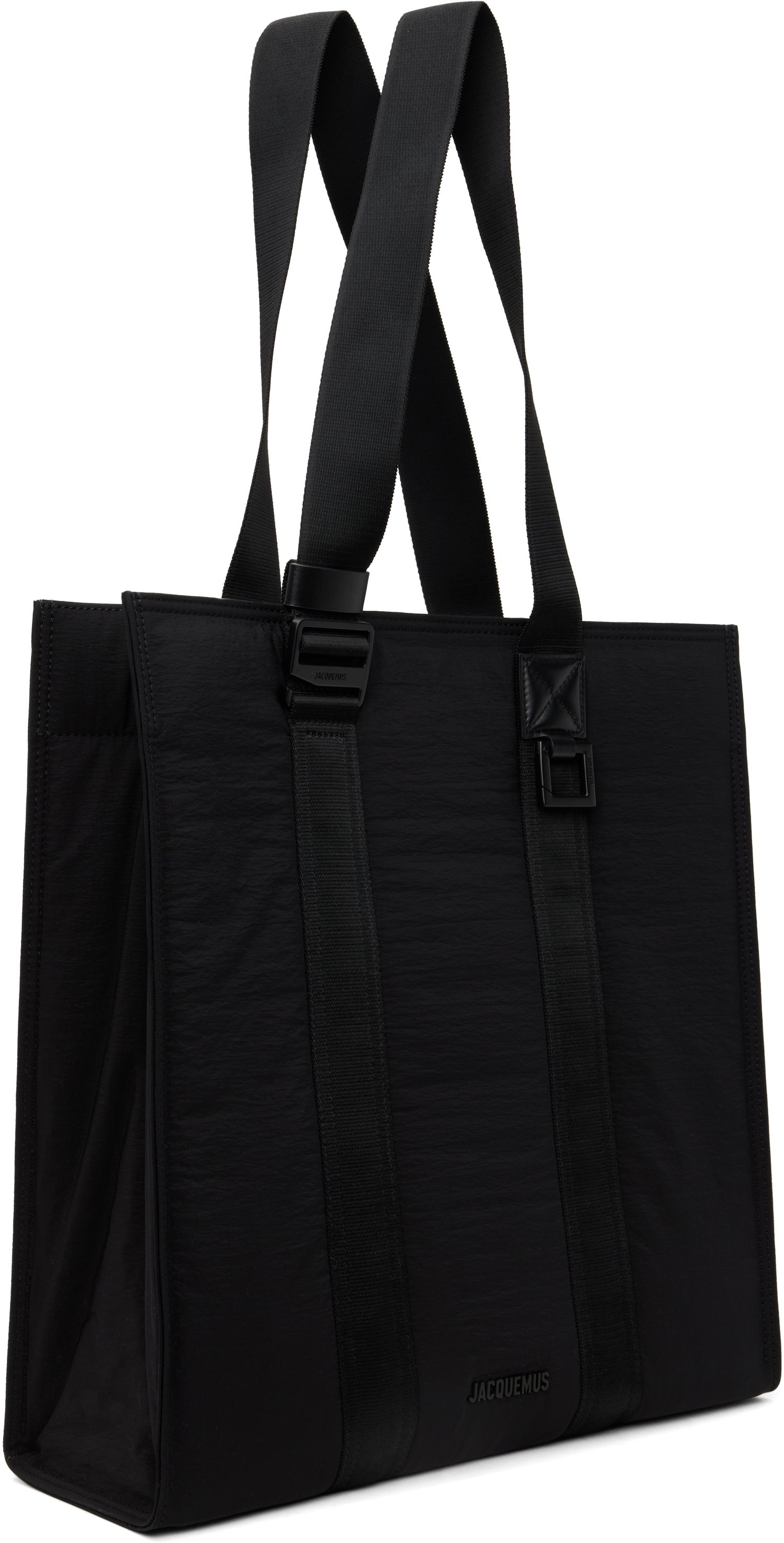 Tote bag Jacquemus Le Cabas Cuera Tote Bag Čierna | 23H236BA305-3174-990, 1